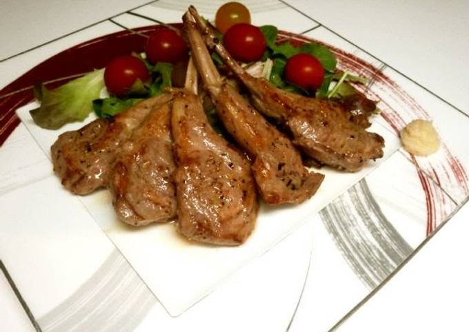 Recipe of Speedy Lamb Chops with Horseradish