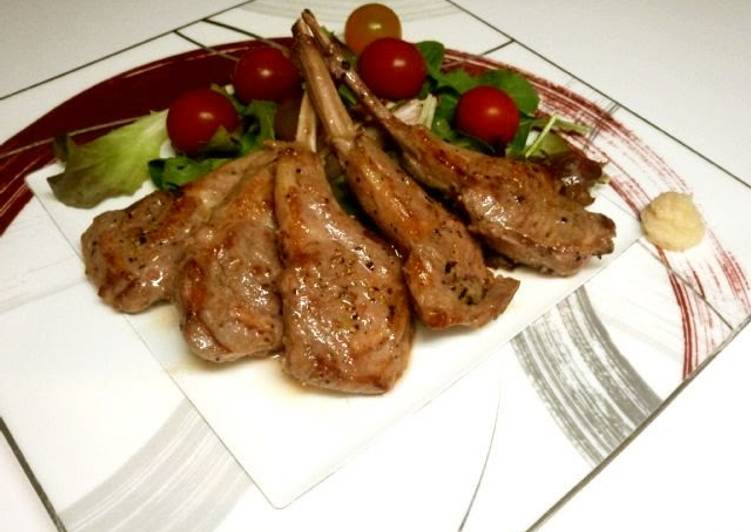 Easiest Way to Make Any-night-of-the-week Lamb Chops with Horseradish