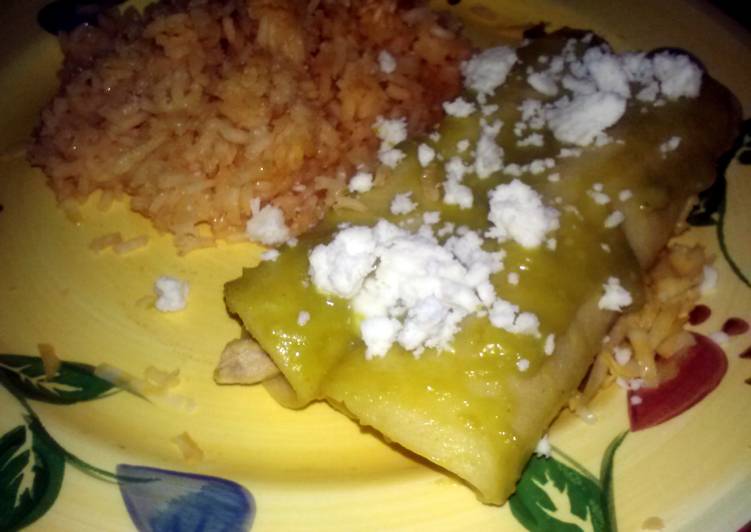 Recipe of Appetizing enchiladas verdes