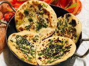 A picture of baked naan