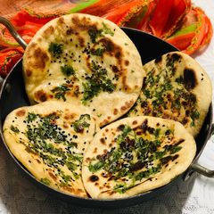A picture of Stuffed Paneer Naan.