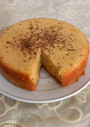 A picture of Vanilla cake, 1 egg recipe 🎂🍰.