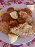 Escalope de bife de hígado