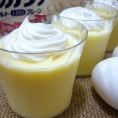 A picture of Custard Yogurt Custard Pudding.
