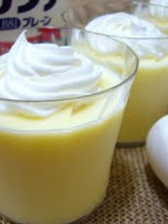 A picture of Custard Yogurt Custard Pudding.