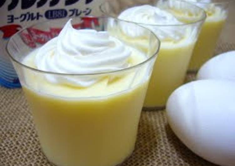 Simple Way to Prepare Perfect Custard Yogurt Custard Pudding