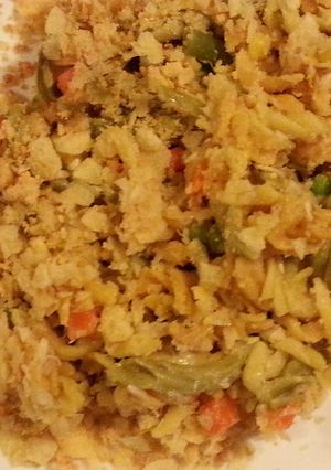 A picture of Tuna Noodle Casserole.