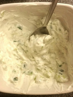 A picture of Tzatziki.