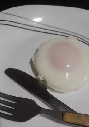 A picture of Quickest Ladle egg Cooked in steam.