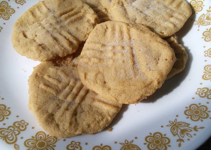 Steps to Make Super Quick Homemade Easy peanut butter cookies