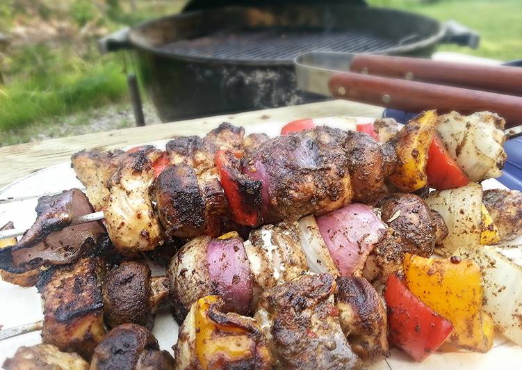 Recipe of Award-winning Fajita Chicken Kabobs