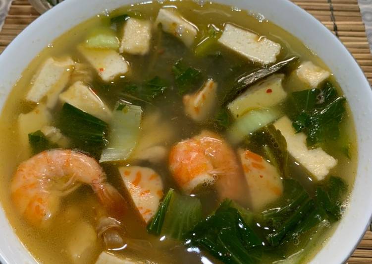 Resep Tom yum tidak pedas Anti Gagal