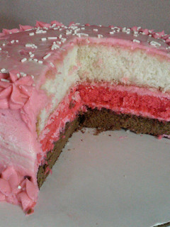 A picture of " Neapolitan Cake. ".