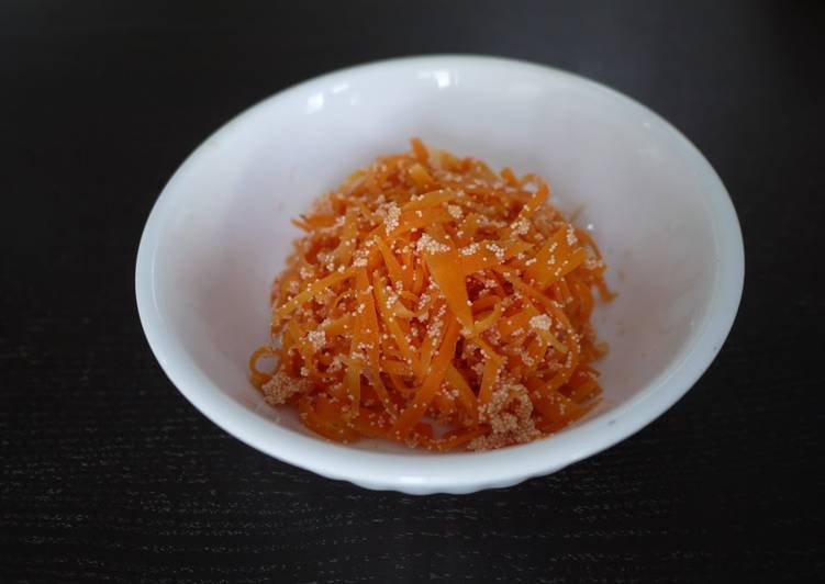 Recipe of Homemade For Bentos! Easy Microwaved Carrots and Tarako