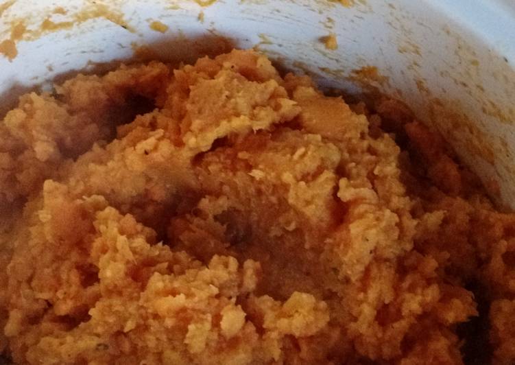 How to Prepare Homemade Mashed sweet potatoes