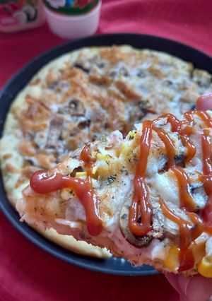 عکسی از دستور پیتزا فوری | fast pizza