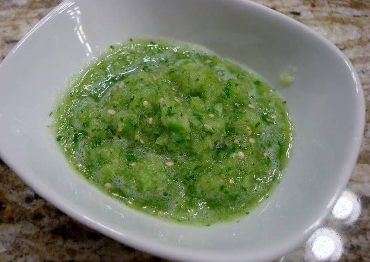 Easiest Way to Make Super Quick Homemade Salsa Verde ☆ How to Make Green Salsa