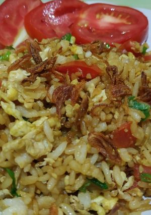Foto resep Nasgor Telur Tomat Orak Arik Anti Ribet