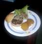 Recipe Beef patty with fried sweet potatoes and salad the Delicious Really delicious