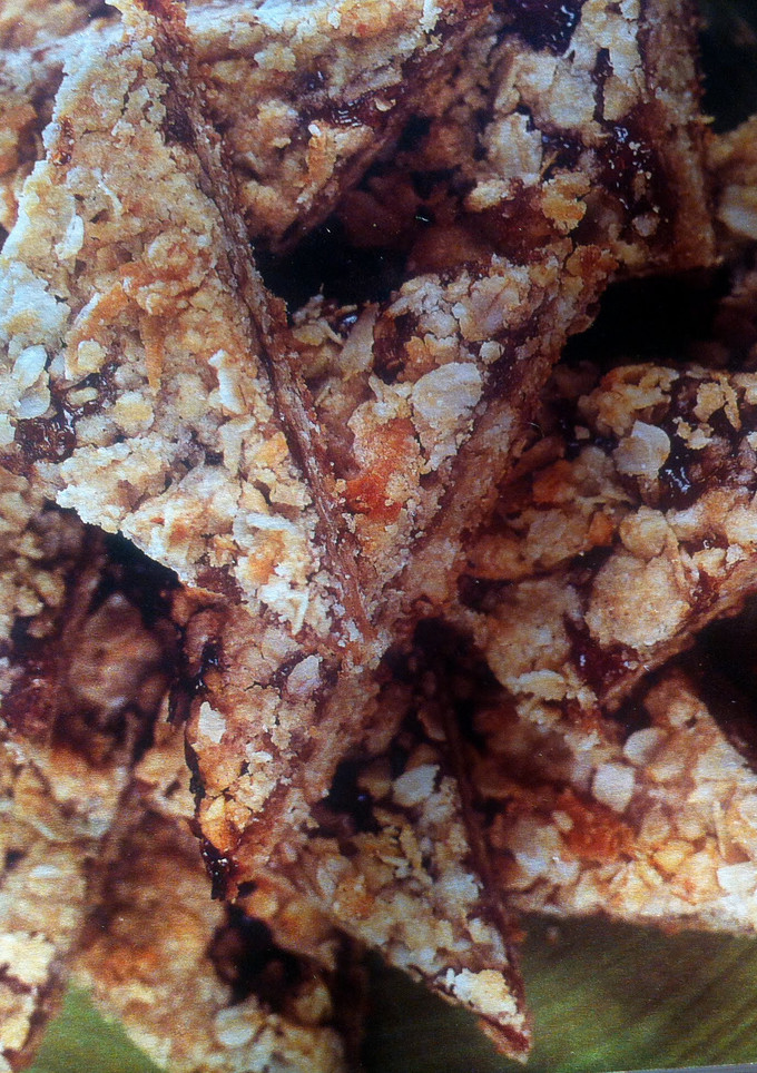 A picture of Raspberry Triangles.