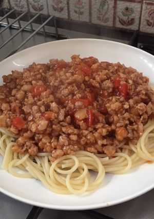 รูปของ สปาเกตตี้ซอสหมูSpaghetti