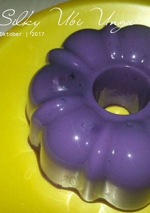 Foto resep Silky Puding Ubi Ungu