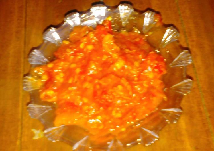 Sambel tomat rebus (oil free)
