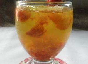 Una foto de Trago de vino frutado