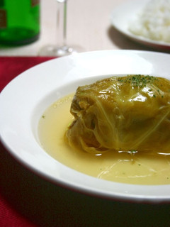 A picture of Cabbage Rolls.