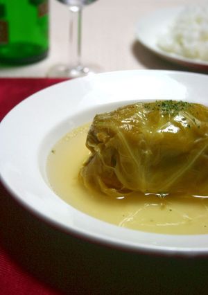 A picture of Cabbage Rolls.