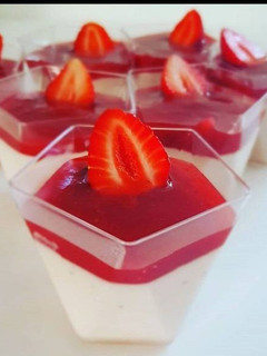 Foto de Panna cotta de morango