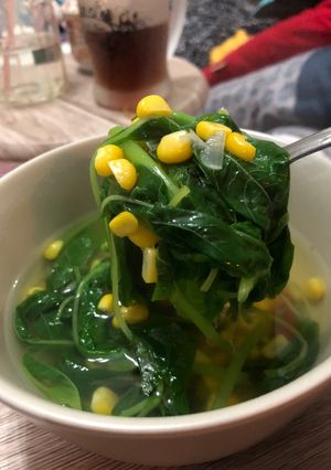 Foto resep SAYUR BAYAM JAGUNG Sesederhana itu