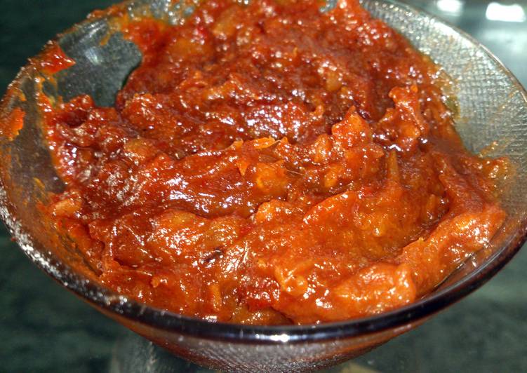 Recipe of Perfect Dates and Ginger Chutney !!