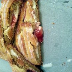 A picture of 'V' No-Yeast.... Strawberry Cream Cheese Braid....