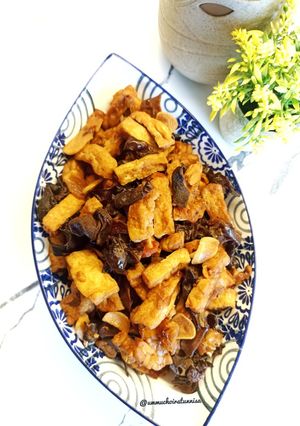 Foto resep Tumis Jamur Kuping Tahu Tempe