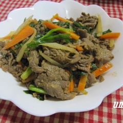 Easy Bulgogi (Korean Beef Stir-fry) A picture of Easy Bulgogi (Korean Beef Stir-fry).