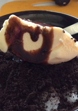 A picture of Oreo Shaved Ice Dessert.