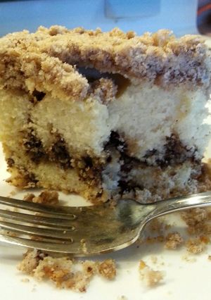 A picture of Extra Crumb Cinnamon Strusel Sour Cream Coffee Cake.