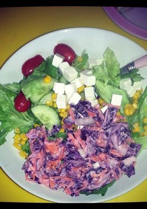 A picture of Vegan Coleslaw.