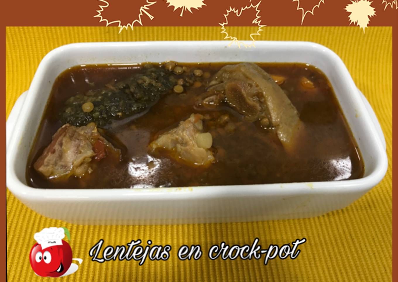 Lentejas en crock-pot