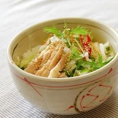 A picture of Chicken Salad Ochazuke.