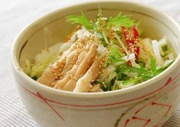 Recipe of Super Quick Homemade Chicken Salad Ochazuke