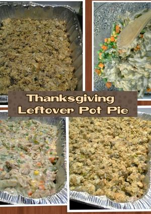 A picture of Thanksgiving Leftover Pot Pie.