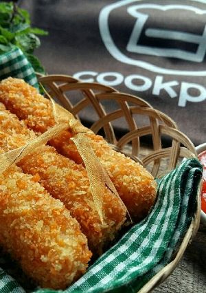 Foto resep Stik Mie Ayam Keju