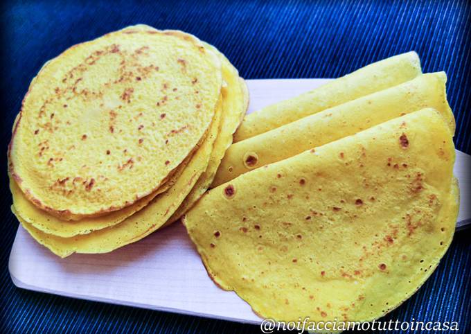 Crepes Senza Glutine alla Curcuma