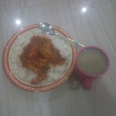 A picture of Rice and Stew / Tamarind Pap.