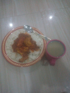 A picture of Rice and Stew / Tamarind Pap.