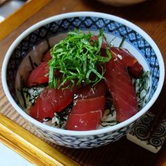 Restaurant Style Marinated Tuna for Rice Bowls A picture of Restaurant Style Marinated Tuna for Rice Bowls.