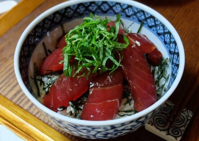 Restaurant Style Marinated Tuna for Rice Bowls