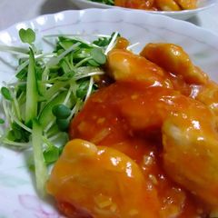 A picture of Chicken Tenders in Chili Sauce.